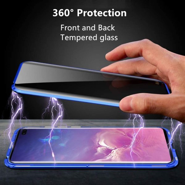 Photo1: Samsung Galaxy Magnetic Case Anti-Peep Double Sided Glass (1)